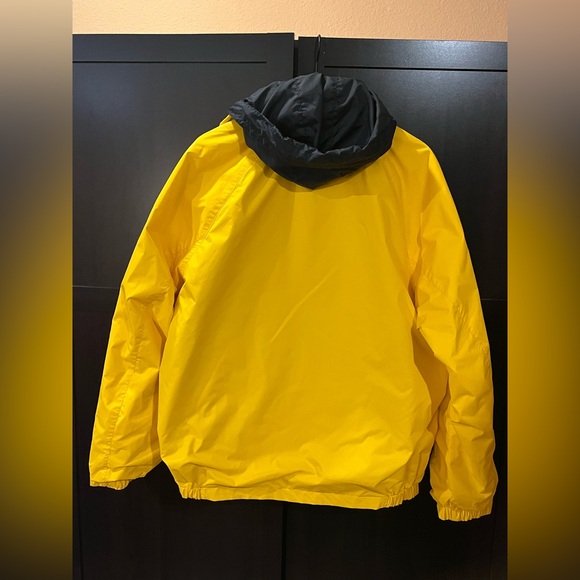 Nautica Men’s Reversible jacket/ windbreaker. Navy blue, white, yellow. Hood. XL - Picture 7 of 13